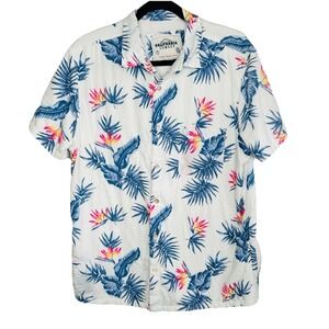 California Cowboy High Water Shirt Mens XL Hawaiian Terry Surfer Vacation Beach